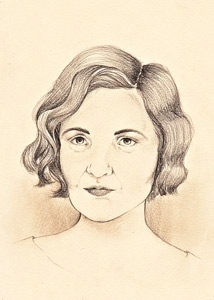 Carmen Laforet (dibujo)