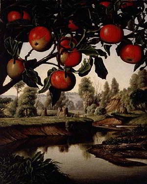 Levi Wells Prentice, Landscape with Apple Tree