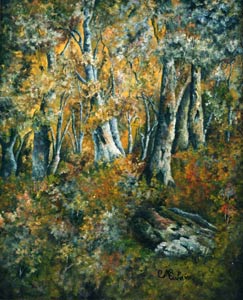 bosque link expo pintura carmen calviño