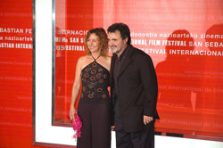 El director de cine argentino Carlos Sorín en el Festival Internacional de Cine de San Sebastián 2006