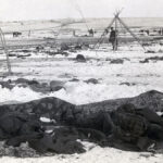 Big Foot's camp three weeks after Wounded Knee Massacre
